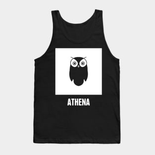 Athena | Greek Mythology God Symbol Tank Top